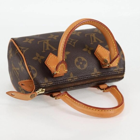 LOUIS VUITTON Monogram Mini Speedy Hand Bag M41534 LV Auth am8561V - Picture 7 of 15